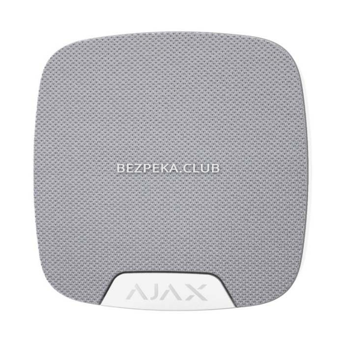 Wireless indoor siren Ajax HomeSiren S Jeweller white - Image 1