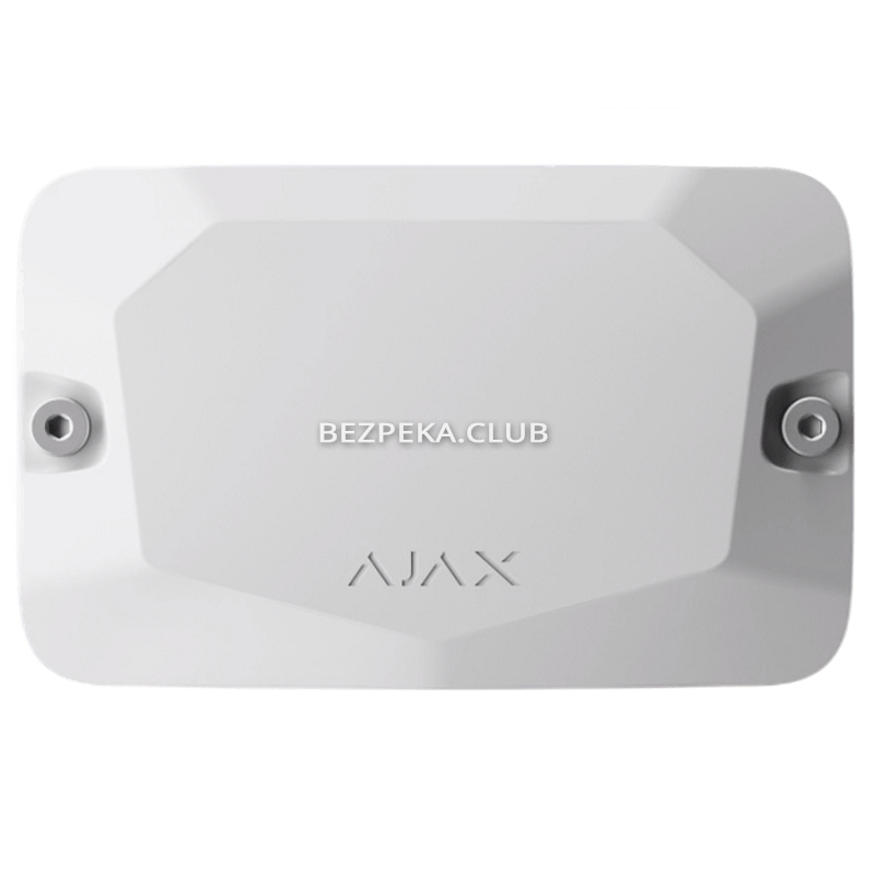 Корпус для захищеного дротового під'єднання пристроїв Ajax Case (106×168×56) white - Зображення 1