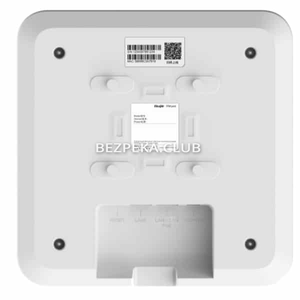 Внутрішня дводіапазонна Wi-Fi 6 точка доступу Multi-G Ruijie Reyee RG-RAP2260 - Зображення 3