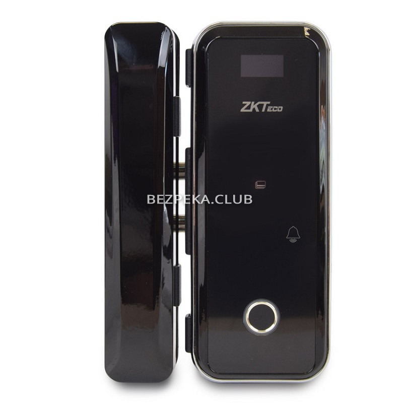 Smart замок ZKTeco GL300W right Wi-Fi для стеклянных дверей со сканером отпечатка пальца и считывателем Mifare - Фото 1