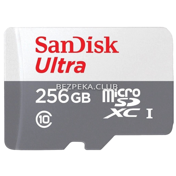 Memory card SanDisk Ultra microSDXC 256GB 100MB/s Class 10 UHS-I - Image 1