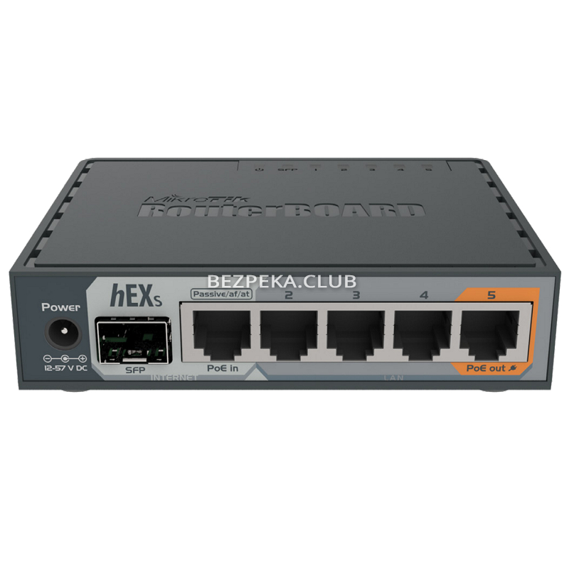 5-портовий маршрутизатор MikroTik hEX S (RB760iGS) - Зображення 2