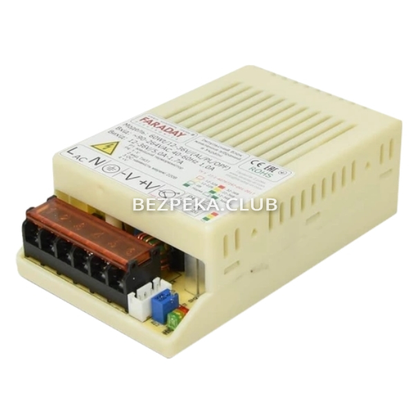 Faraday Electronics 60Wt/12-36V/PL power supply unit in a plastic case - Image 1