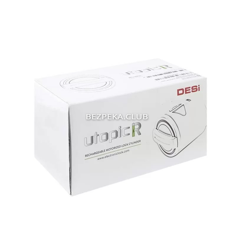 Smart lock (electronic controller) DESi Utopic R OK Type A silver without cylinder - Image 3