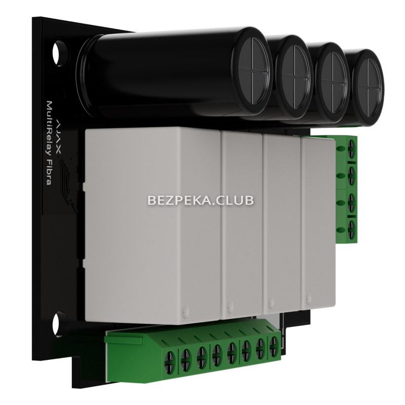 4-канальний модуль реле з безпотенційними контактами Ajax MultiRelay Fibra для дистанційного керування живленням - Зображення 3