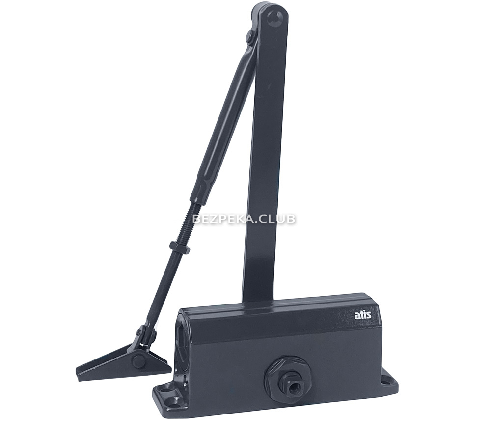 Door closer Atis DC-602 OH graphite with lever gear - Image 1