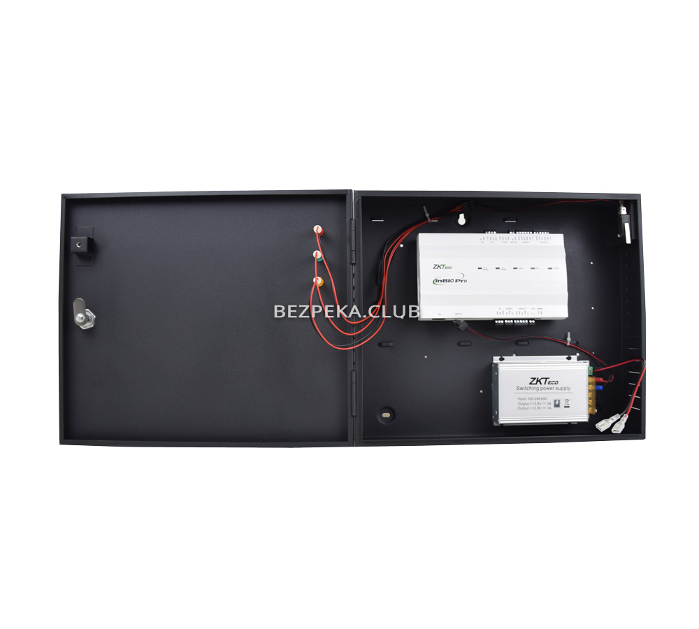 Биометрический контроллер для 1 двери ZKTeco inBio160 Pro Box в боксе - Фото 2