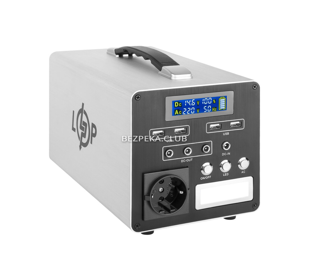 Портативна зарядна станція Logicpower LP CHARGER MPPT 500 (500W, 512Wh) - Зображення 2