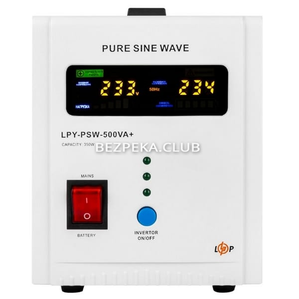Uninterruptible power supply Logicpower LPY-PSW-500VA+ (350W, 500VA) - Image 4