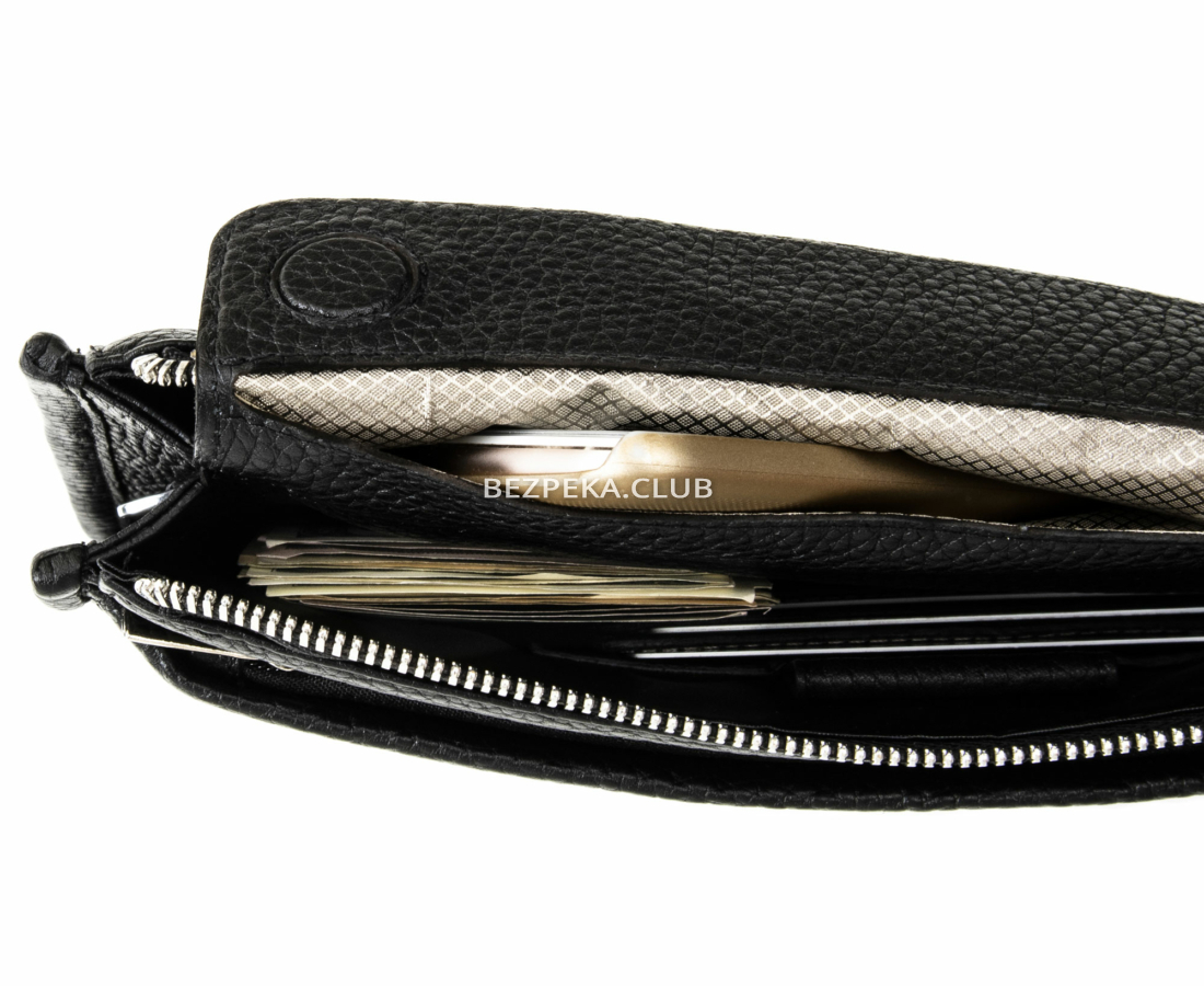 Men's handbag with a shielding pocket for a smartphone LOCKER's Phone Bag Black - Image 6