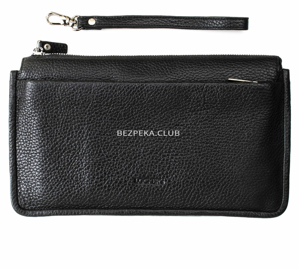 Барсетка мужская с экранирующим карманом для смартфона LOCKER's Phone Bag Black - Фото 1