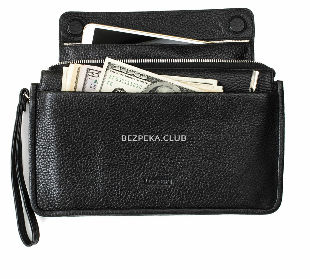 Барсетка мужская с экранирующим карманом для смартфона LOCKER's Phone Bag Black - Фото 5