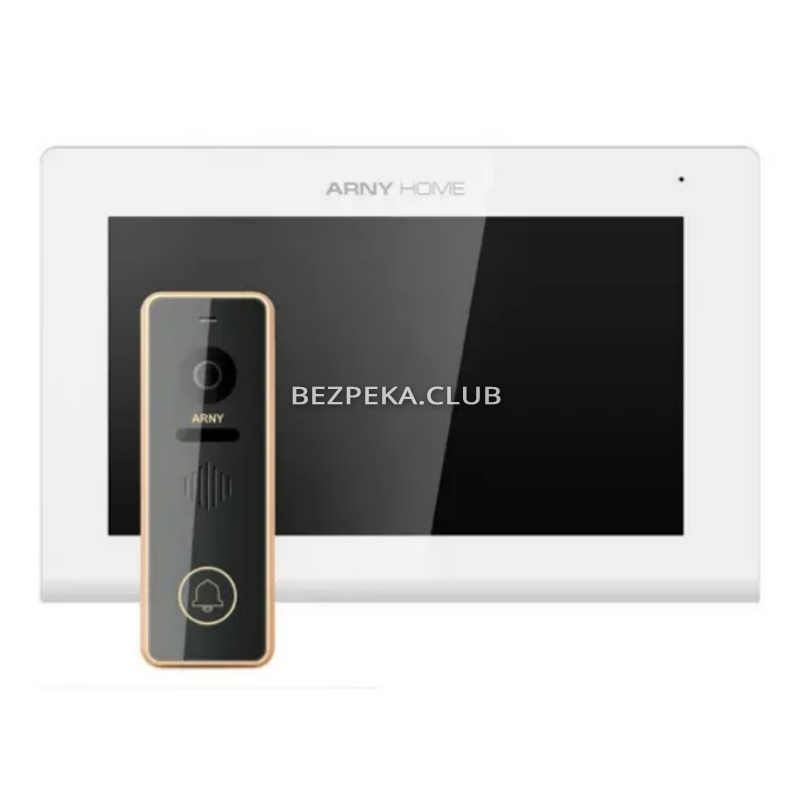 Комплект відеодомофону Arny AVD-7432A white+champagne - Зображення 1