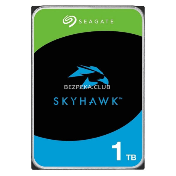 Системи відеоспостереження/Жорсткий диск для відеоспостереження Жорсткий диск 1 TВ Seagate SkyHawk ST1000VX012