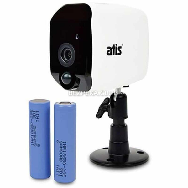 Системы видеонаблюдения/Камеры видеонаблюдения 2 Мп Wi-Fi IP-видеокамера Atis AI-142B+Battery с аккумулятором