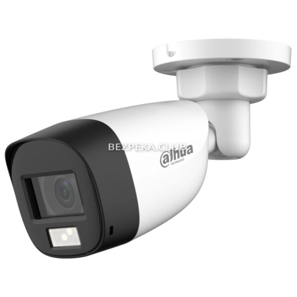 Системи відеоспостереження/Камери стеження 2 Мп HDCVI відеокамера Dahua DH-HAC-HFW1200CLP-IL-A (2.8 мм) Dual Light