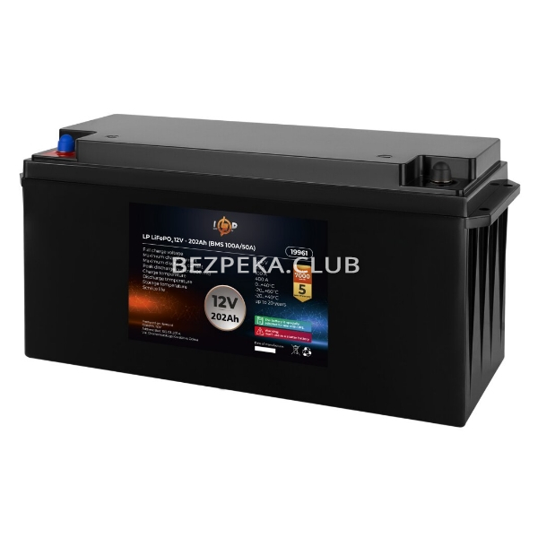 Battery LogicPower LP LiFePO4 12V 202Ah (2586Wh) (BMS 100A/50A) - Image 1