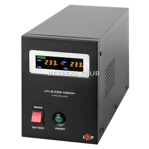 Uninterruptible power supply Logicpower LPY-B-PSW-1500VA+(1050W) 24V with the connection of an external battery - Image 2