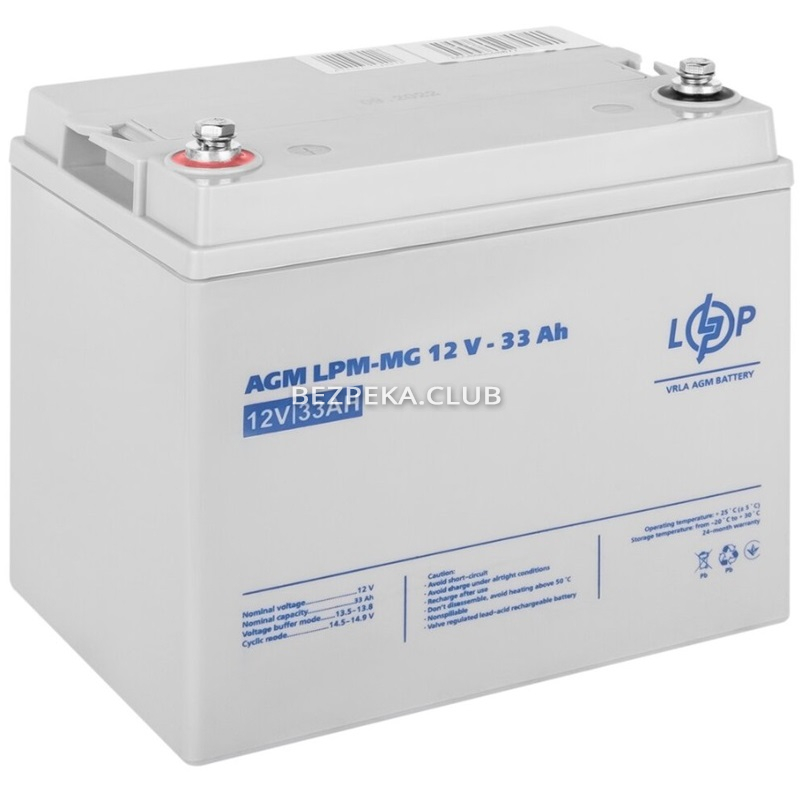 Multigel battery LogicPower LPM-MG 12V - 33 Ah - Image 3