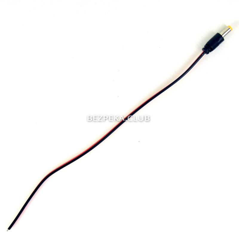Power connector (male) Power jack 2.1х5.5mm with 20 cm wire - Image 3