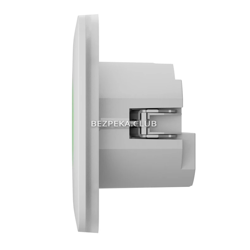 Умная встроенная розетка с функцией мониторинга потребления электроэнергии Ajax Outlet (type F) Jeweller white - Фото 4