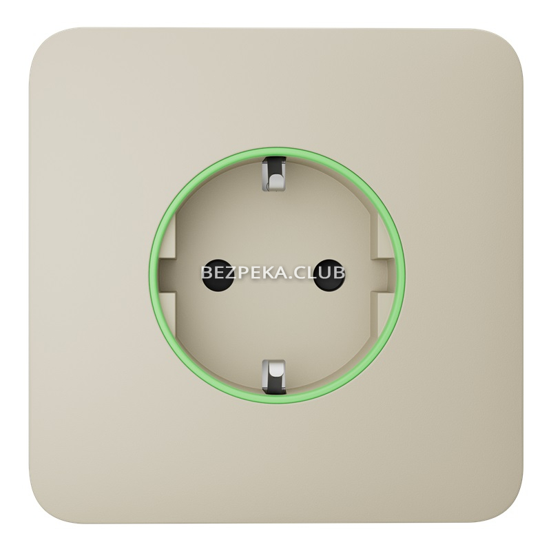 Ajax Outlet (type F) Jeweler ivory smart built-in socket with power consumption monitoring function - Image 1
