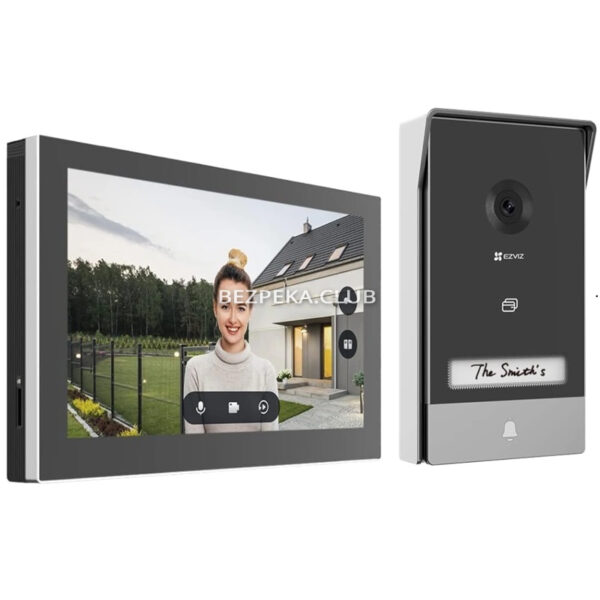 Домофоны/Видеодомофоны Комплект IP-видеодомофона EZVIZ CS-HP7 (3 Mп) 2K, Wi-Fi, Smart RFID
