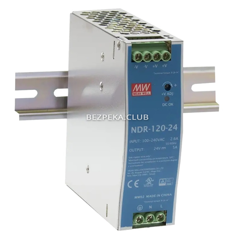 Power supply unit Mean Well NDR-120-48 - Image 1