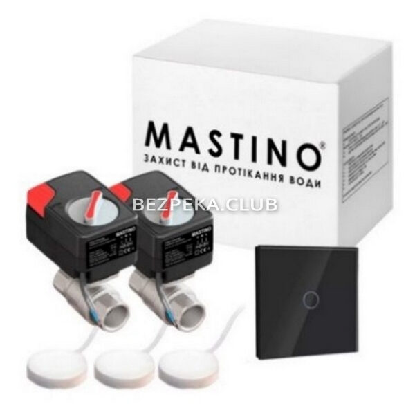 Охоронні сигналізації/Антипотоп Система захисту від протікання води Mastino TS2 ½ black