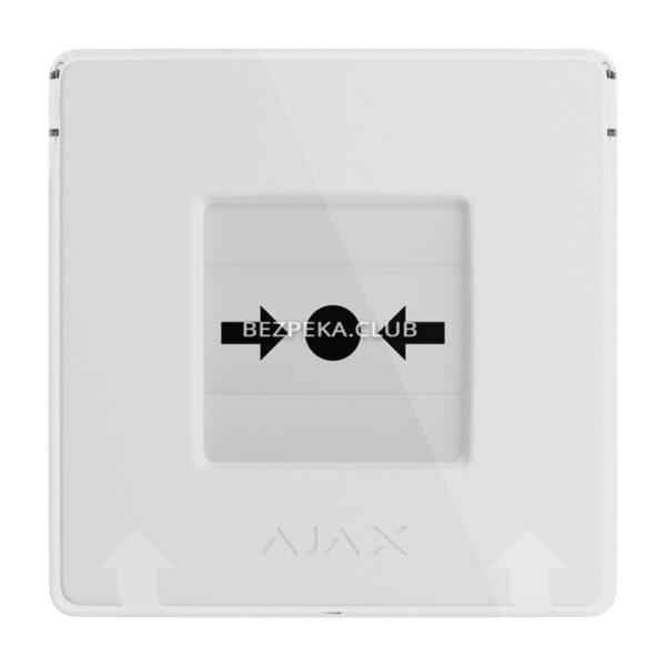 Пожежна сигналізація/Ручні зривачі Бездротова програмована кнопка з механізмом скидання Ajax ManualCallPoint (White) Jeweller