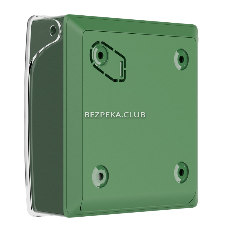 Беспроводная программируемая кнопка с механизмом сброса Ajax ManualCallPoint (Green) Jeweller - Фото 2