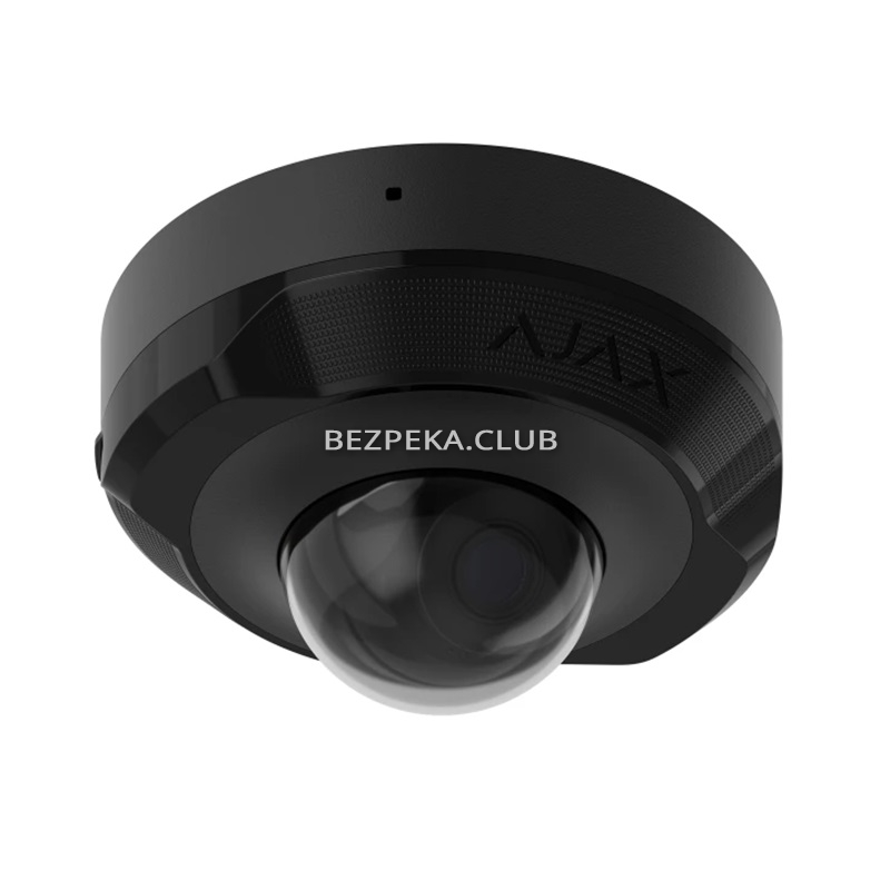 5 Мп IP-камера Ajax DomeCam Mini black (5 Mп/2.8 мм) - Зображення 1