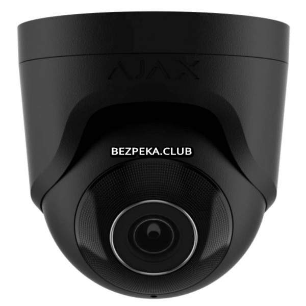 Системи відеоспостереження/Камери стеження 5 Мп IP-камера Ajax TurretCam black (5 Mп/2.8 мм)