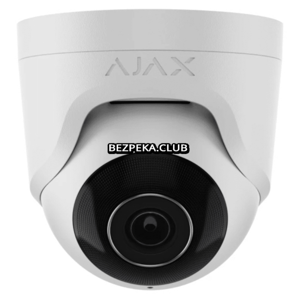Системи відеоспостереження/Камери стеження 5 Мп IP-камера Ajax TurretCam white (5 Mп/4 мм)