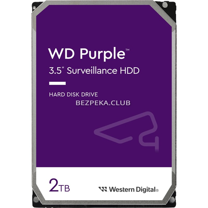 Жесткий диск 2 TБ Western Digital WD22PURU-78 - Фото 1