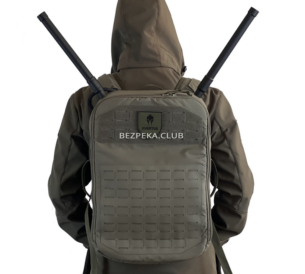 FPV drone silencer Kvertus AD Counter FPV Backpack with an additional battery - Image 1