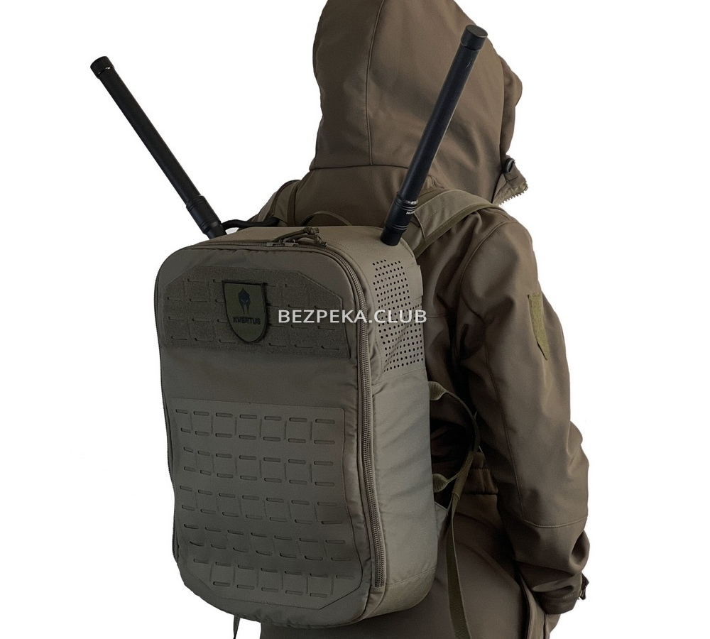 FPV drone silencer Kvertus AD Counter FPV Backpack with an additional battery - Image 2