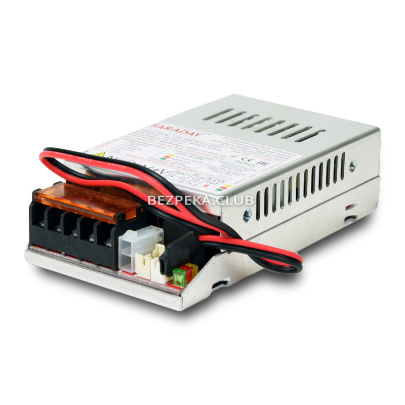 Uninterruptible power supply Faraday Electronics UPS 35W Smart ASCH ALU 24V for 7A/h battery in aluminum case - Image 1
