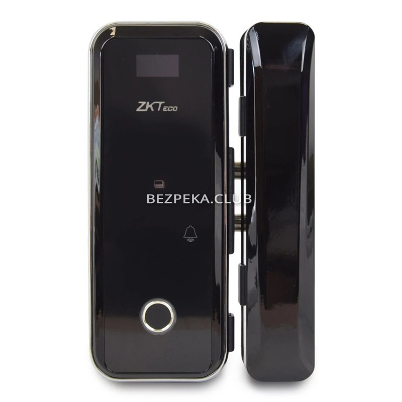 Smart lock ZKTeco GL300W left Wi-Fi for glass doors with fingerprint scanner and Mifare reader - Image 1