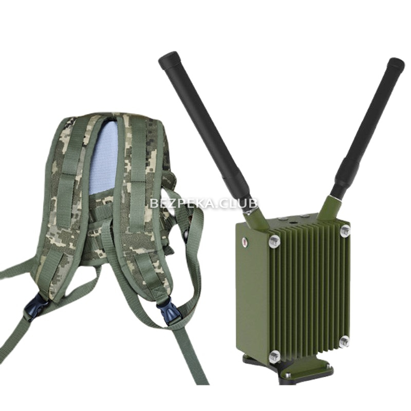 Персональный РЭБ рюкзак Синица 2 (2 диапазона 800МГц, 915 MHz) + зарядное устройство (10А) - Фото 1