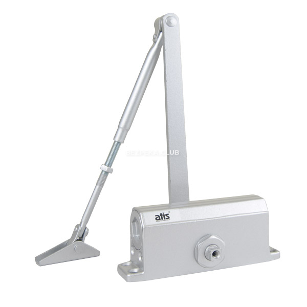 Door closer Atis DC-603 OH silver with lever transmission - Image 1