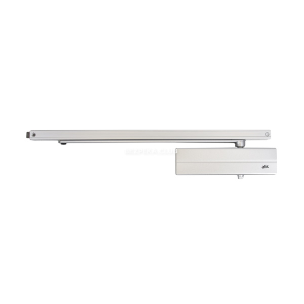 Door closer Atis DC-204 SL silver with guide rail - Image 1