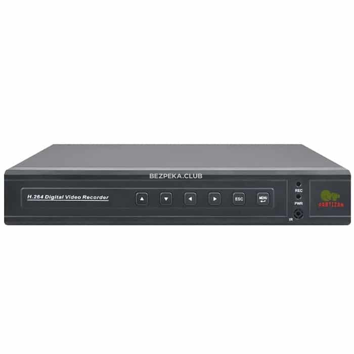 8-канальний XVR відеореєстратор Partizan CHD-68EVH HD 5.0 - Зображення 1