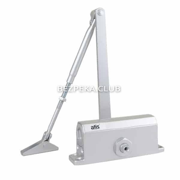 Door closer Atis DC-602 OH silver with lever transmission - Image 1