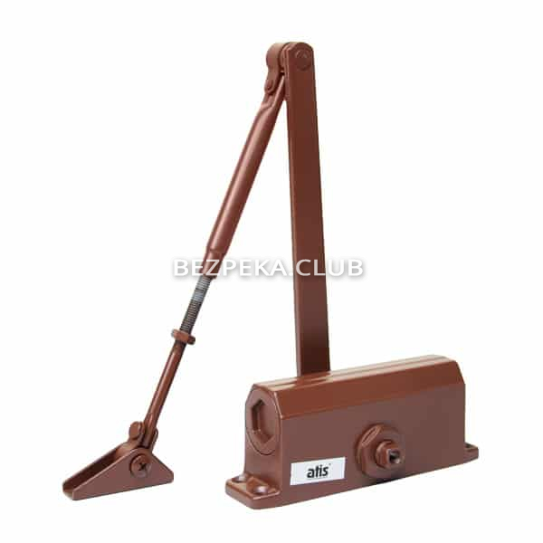 Door closer Atis DC-602 OH brown with lever transmission - Image 1