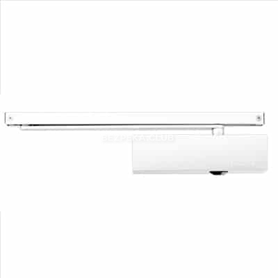 Door closer Geze TS-1500 St сл white with guide rail - Image 1