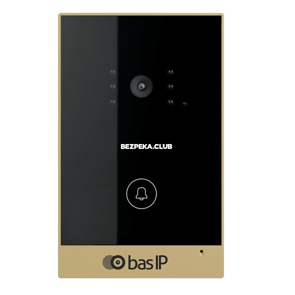 Домофоны/Вызывная панель домофона Вызывная IP-видеопанель BAS-IP AV-02 gold