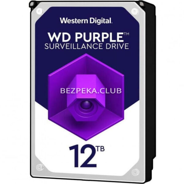 Системы видеонаблюдения/Жесткий диск для видеонаблюдения Жесткий диск 12 TB Western Digital Purple WD121PURZ