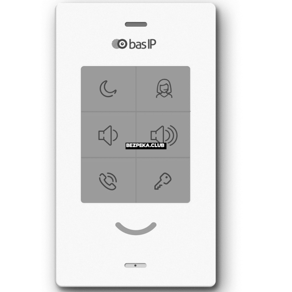 Домофоны/Аудиодомофоны Абонентское IP аудио устройство BAS-IP SP-03 white