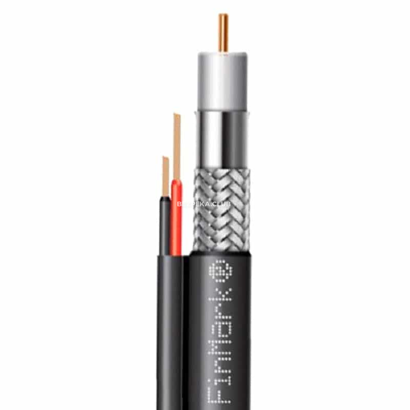 Coaxial cable FinMark F 690 BV-2x0.75 power 305 m bimetallic black - Image 2